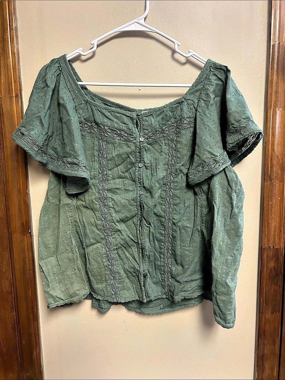 Old Navy Green Blouse Size XL